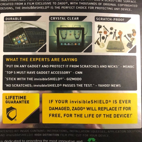 Invisible Shield Protector Amazon Kindle Fire - Picture 9 of 9